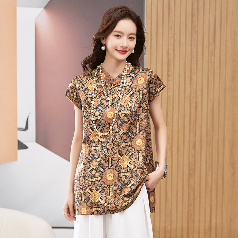Blusa Feminina de Manga Curta  - Shirts avaliação e preço