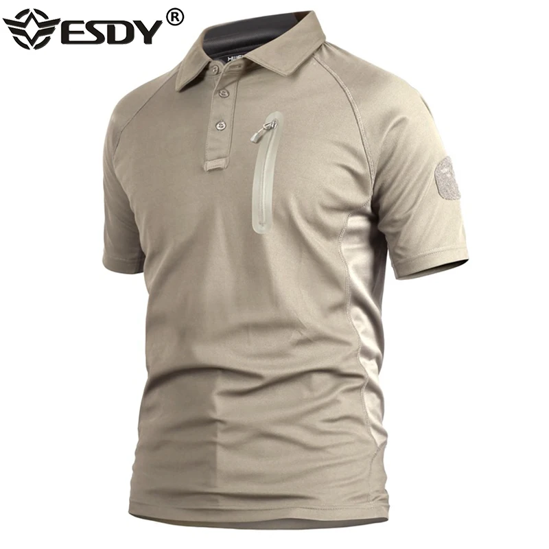 2025 verão masculino camisa de - Tactical Military Shirt Cargo avaliação e preço