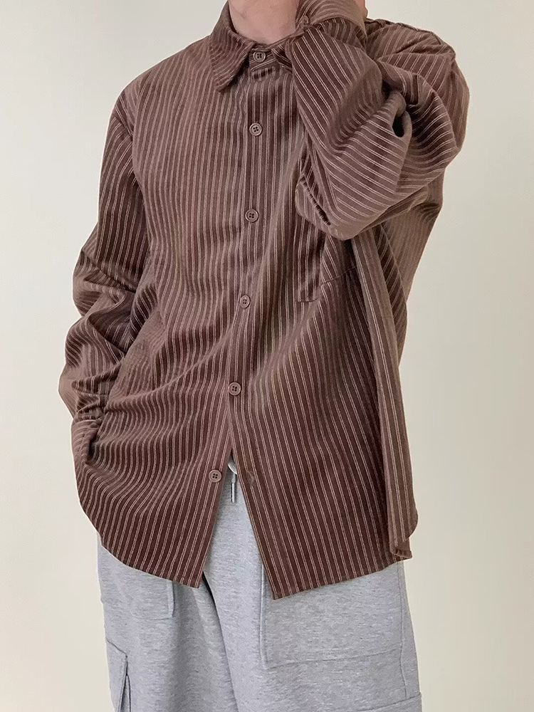 Camisas de Corduroy Masculinas - Corduroy Button Up Shirt Men avaliação e preço