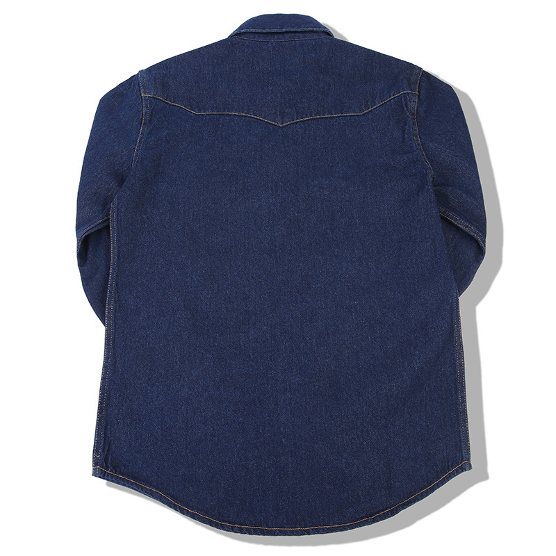 Camisas jeans vintage de lavag - Mens Western Denim Pearl Snap Shirt avaliação e preço