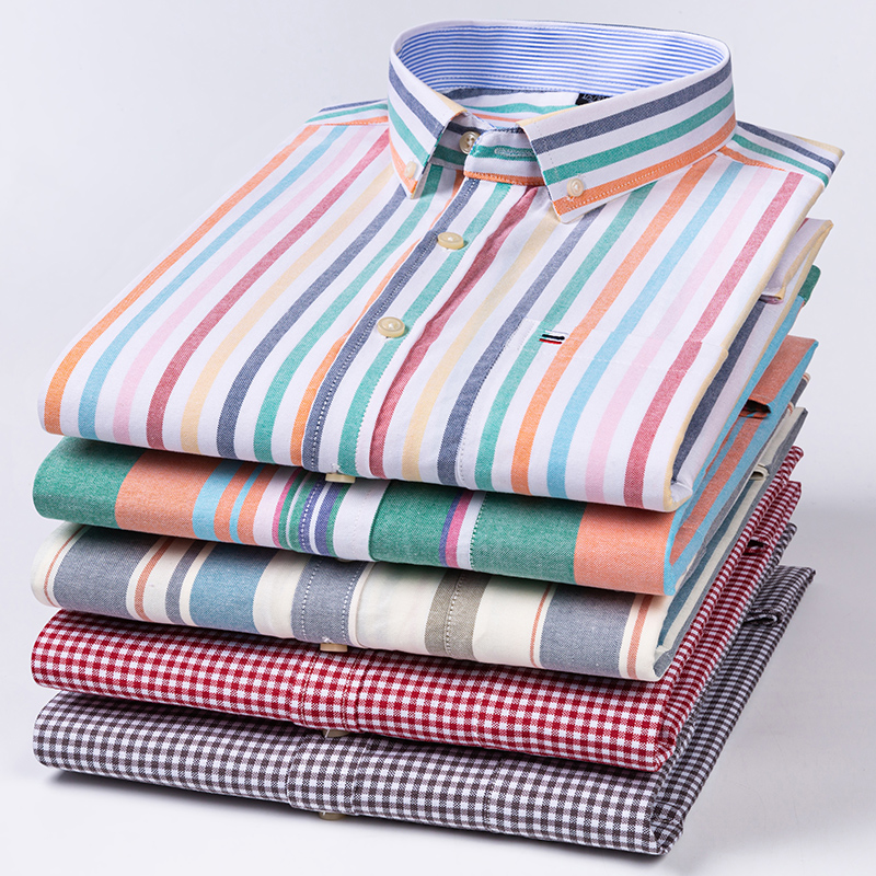 Algodão puro de alta qualidade - Oxford Cotton Casual Shirt Business avaliação e preço