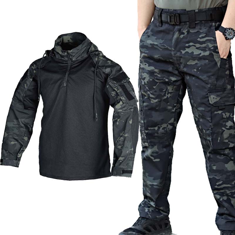 Conjunto de uniforme militar t - Tactical Military Shirt Cargo avaliação e preço
