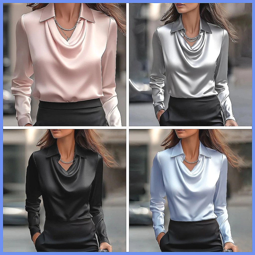 Blusa Vintage de Cetim para Mu - Shirts avaliação e preço