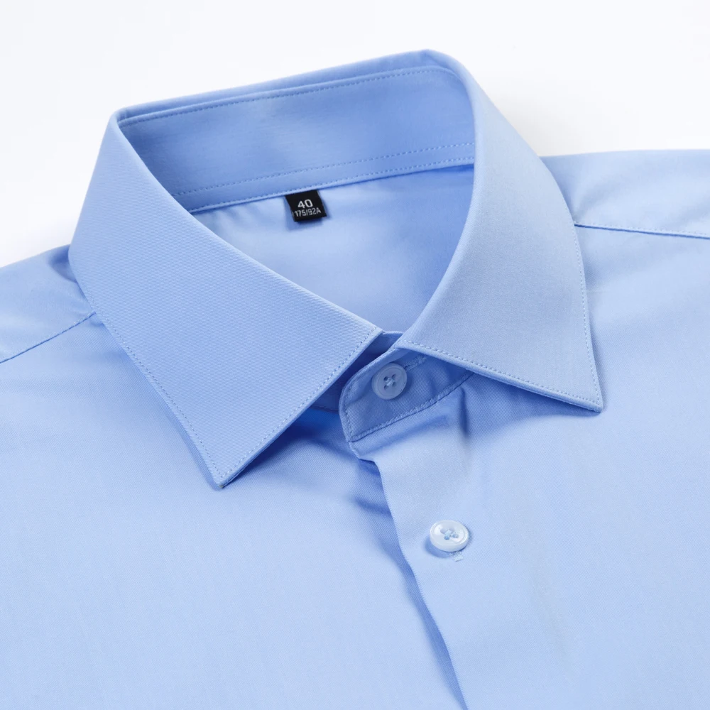 Camisa Social Masculina Casual - Breathable Bamboo Fiber Shirt Non Iron avaliação e preço