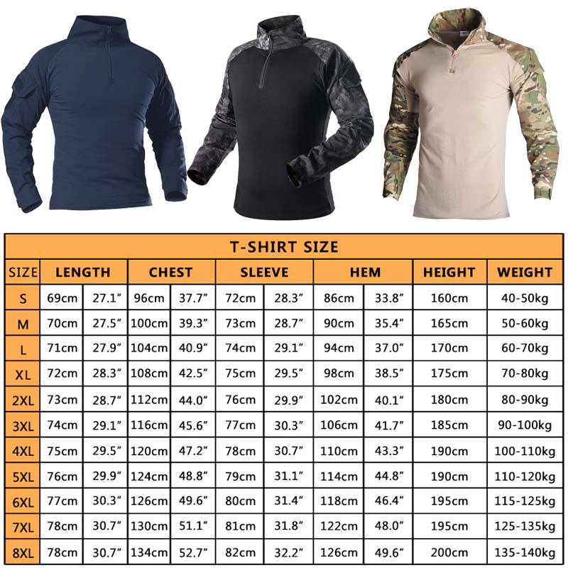 Camisas de combate camo carga  - Tactical Military Shirt Cargo avaliação e preço