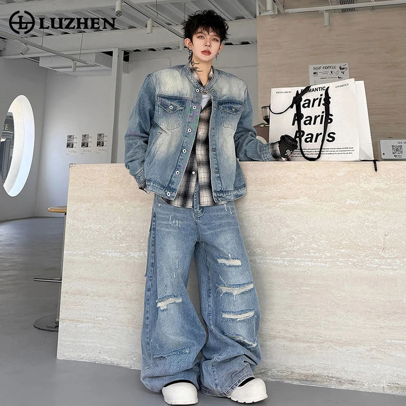 LUZHEN 2026 Conjunto de Duas P - Jeans avaliação e preço