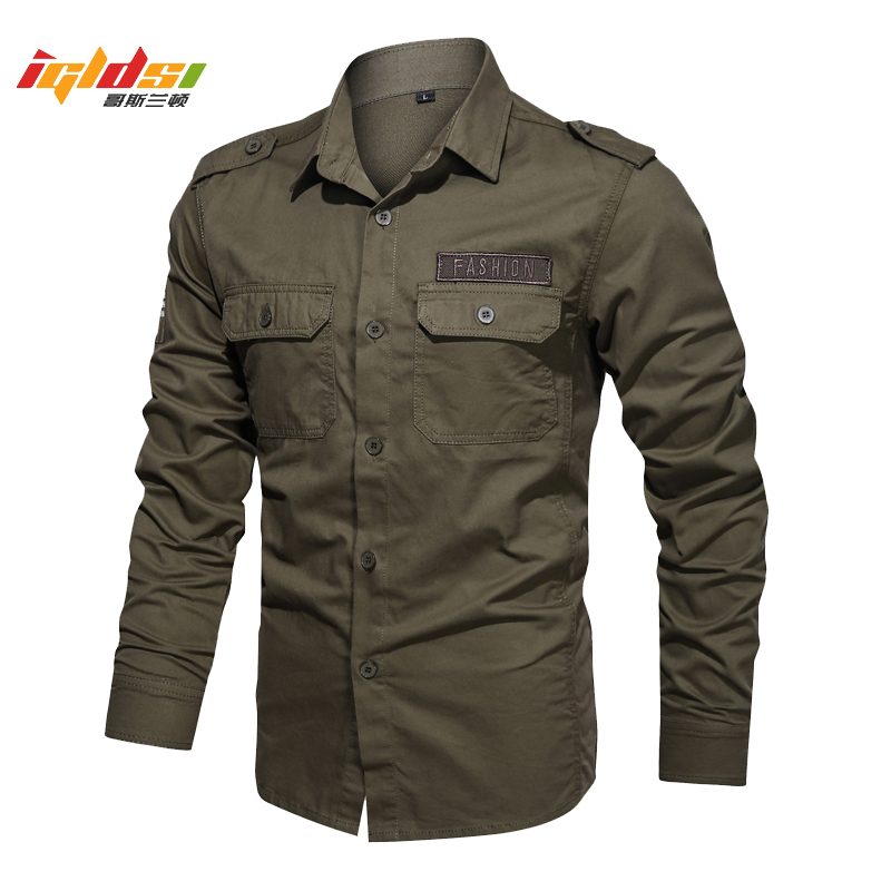 Camisas de carga para homens e - Tactical Military Shirt Cargo avaliação e preço