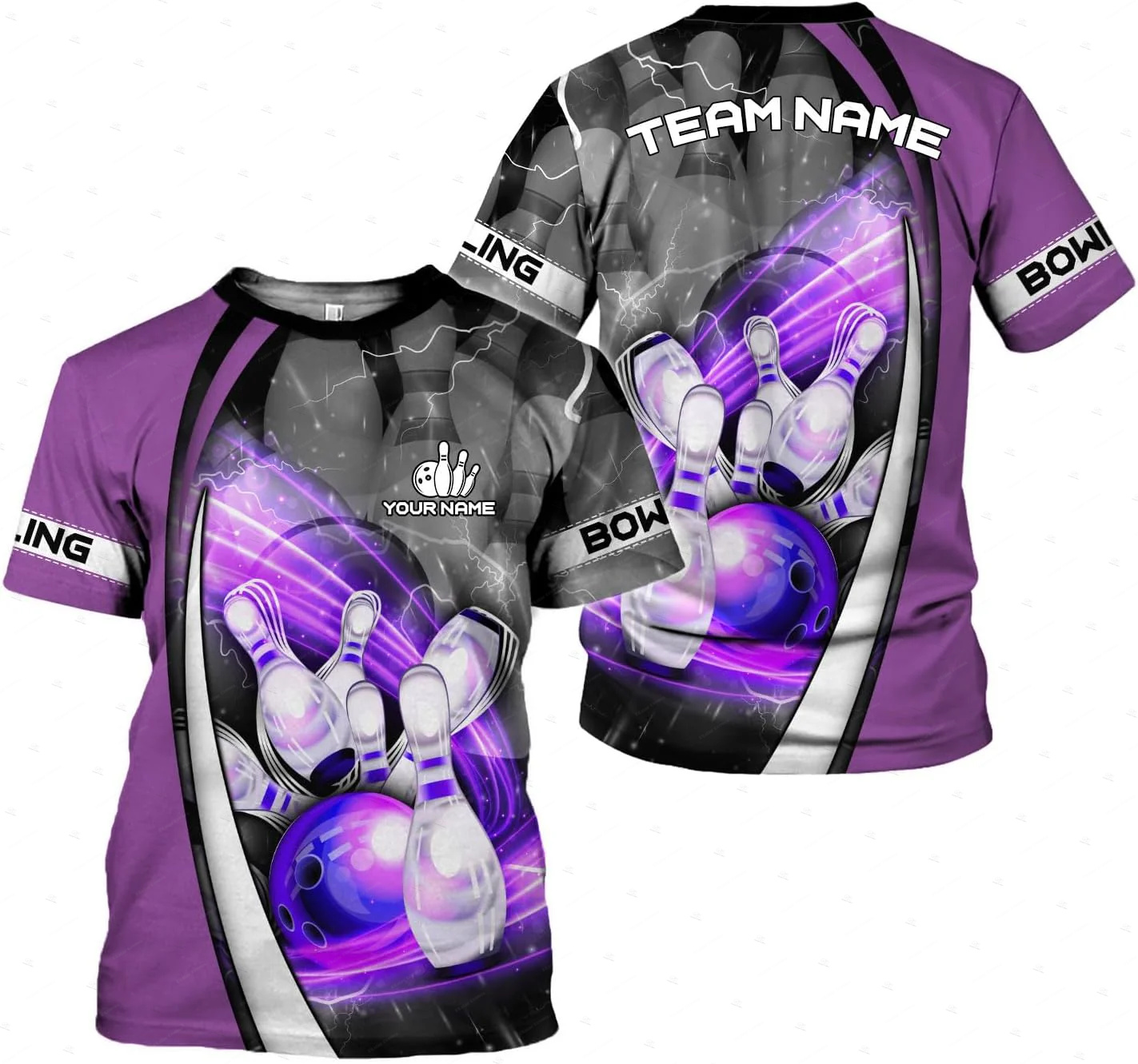 Nome personalizado gradiente b - Short Sleeve Bowling Shirt Retro avaliação e preço