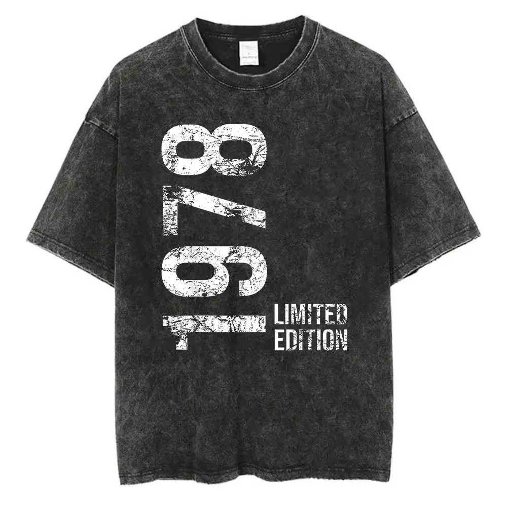 Camiseta Edição Limitada 1978  - Acid Wash Vintage Graphic T Shirt avaliação e preço