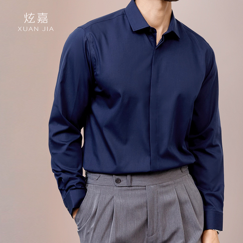 Camisa Masculina de Seda 2026  - Mens Satin Silk Dress Shirt avaliação e preço