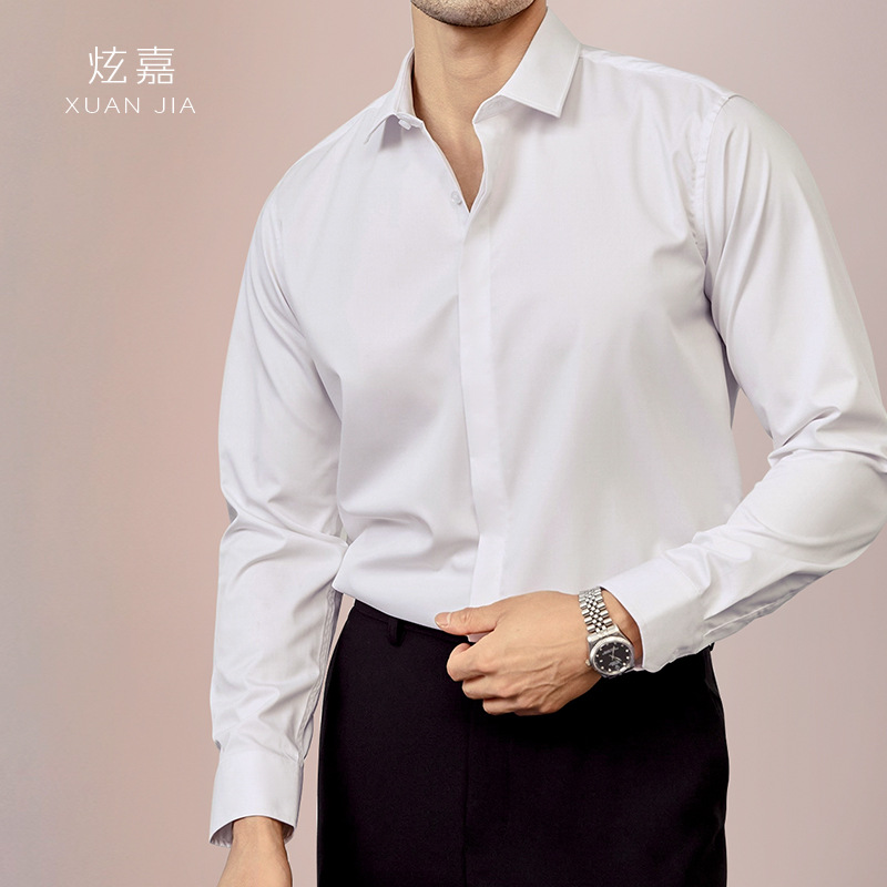 Camisa Masculina de Seda 2026  - Mens Satin Silk Dress Shirt avaliação e preço