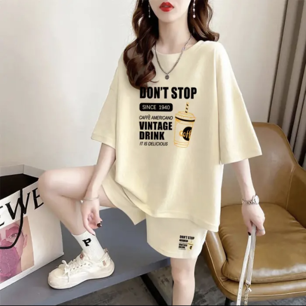 Conjunto de shorts de verão fe - Shirts avaliação e preço